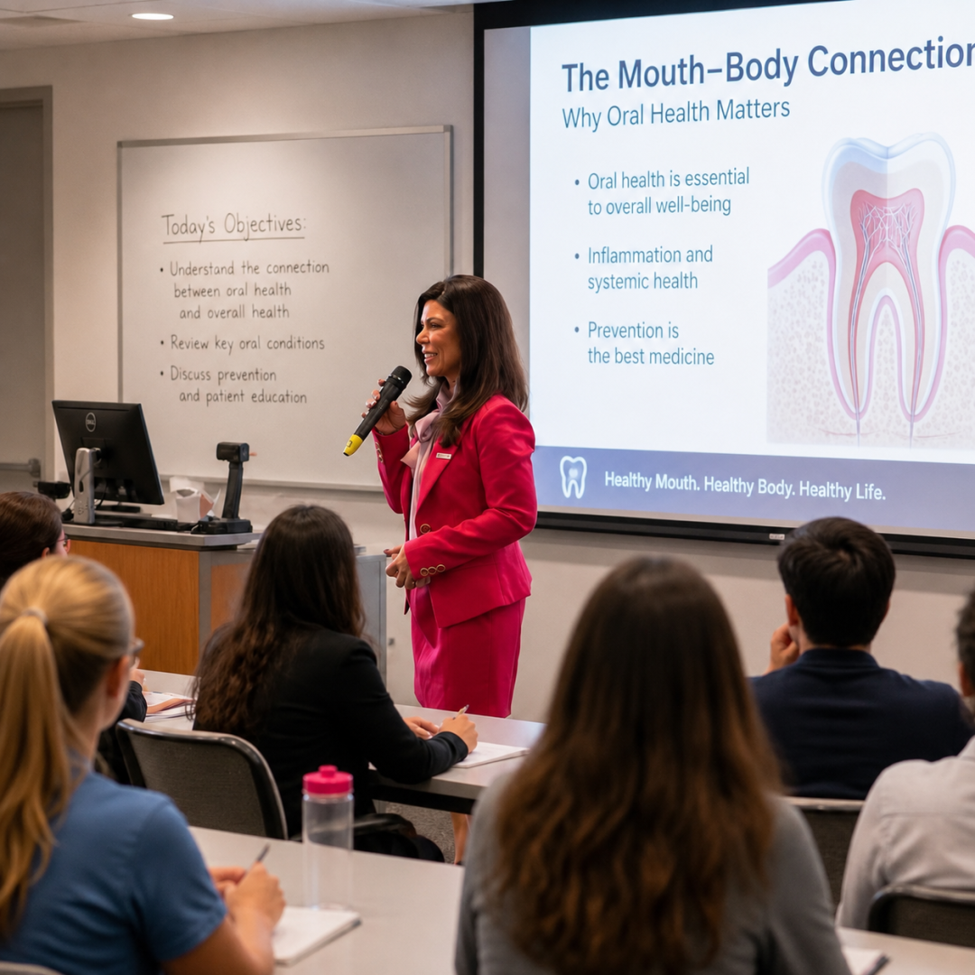 Dr Shibani Sahni at AADE Dental Academy